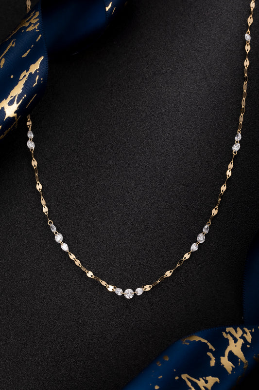Lab Grown Diamond Necklace-ZBN0123