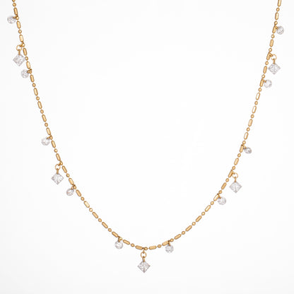 Lab Grown Diamond Necklace-ZBN0125