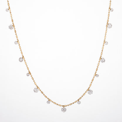 Lab Grown Diamond Necklace-ZBN0126