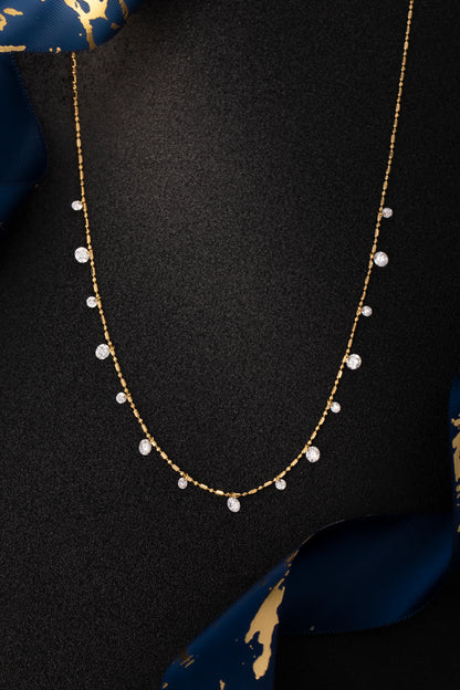 Lab Grown Diamond Necklace-ZBN0126
