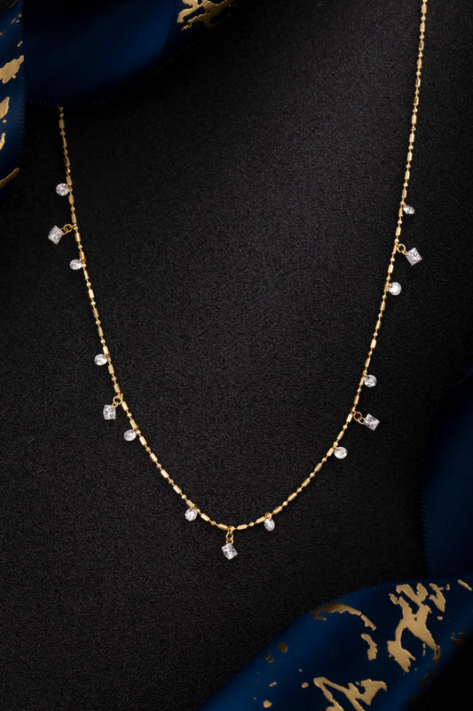 Lab Grown Diamond Necklace-ZBN0125