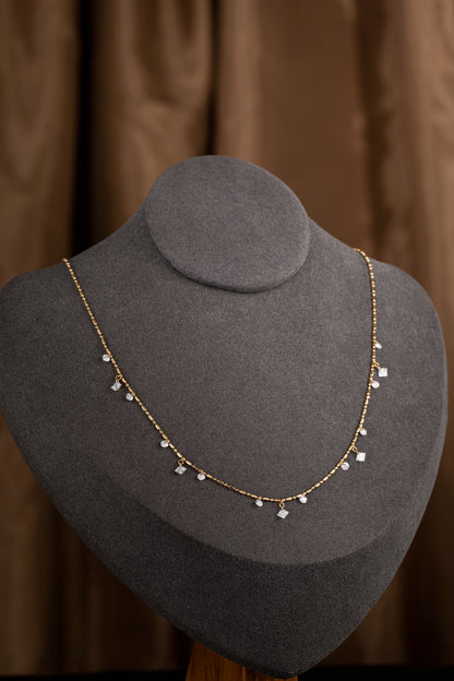 Lab Grown Diamond Necklace-ZBN0125