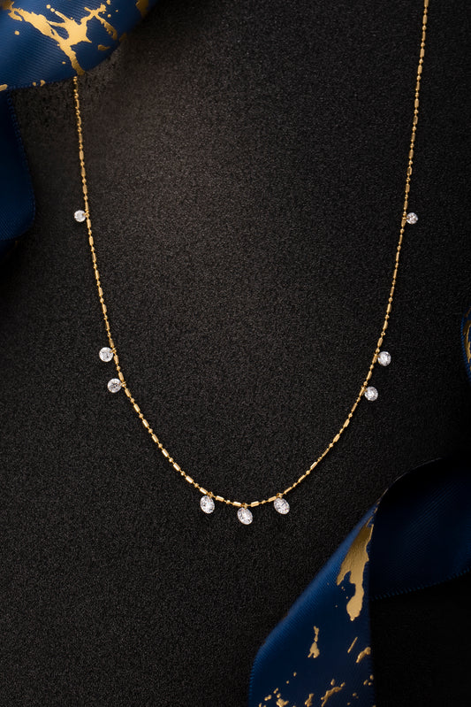 Lab Grown Diamond Necklace-ZBN0127