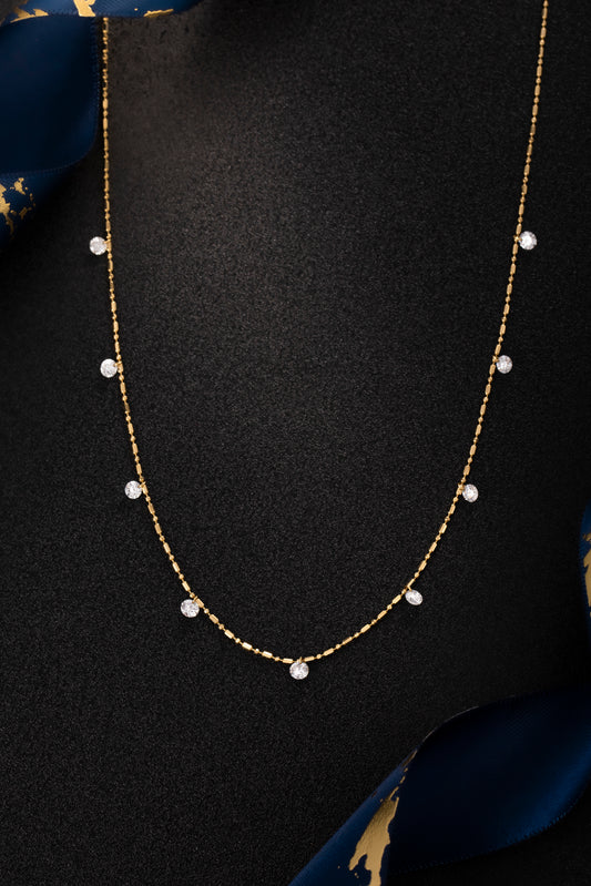 Lab Grown Diamond Necklace-ZBN0128