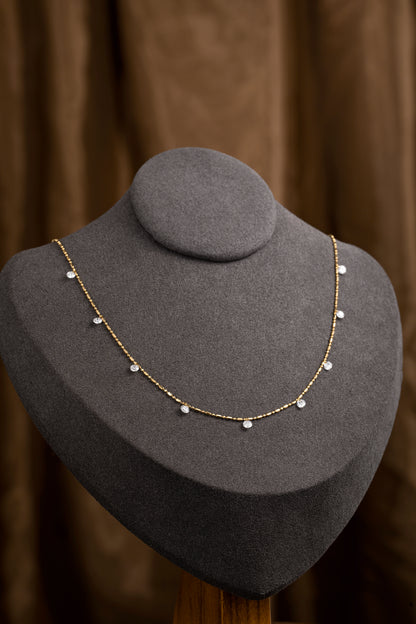 Lab Grown Diamond Necklace-ZBN0128