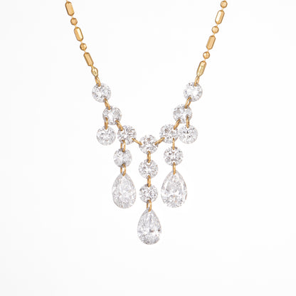 Lab Grown Diamond Necklace-ZBN0129