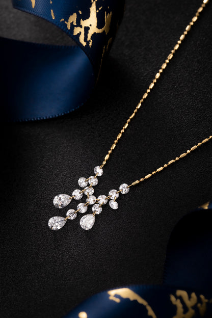 Lab Grown Diamond Necklace-ZBN0129