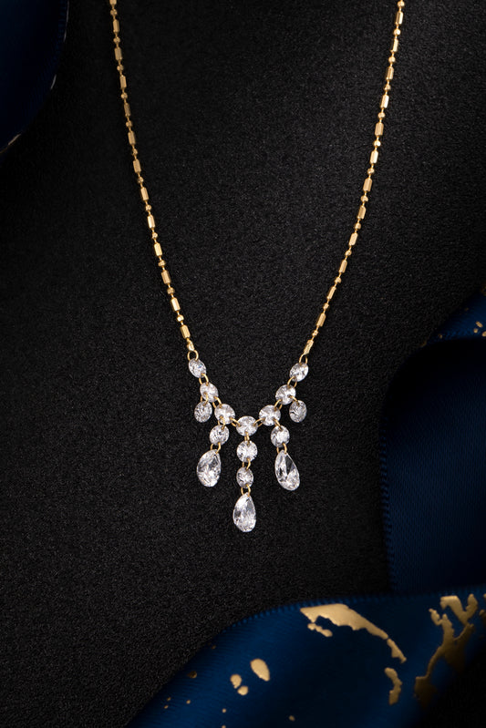 Lab Grown Diamond Necklace-ZBN0129