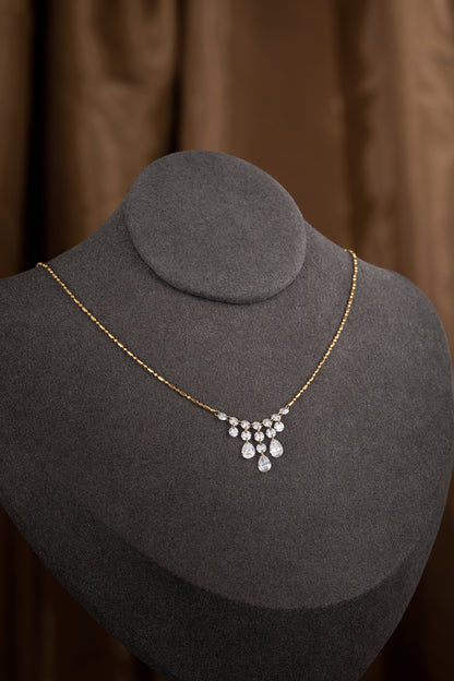 Lab Grown Diamond Necklace-ZBN0129