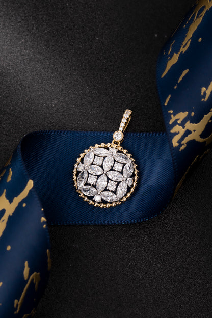 Lab Grown Diamond Pendant-ZBP0051
