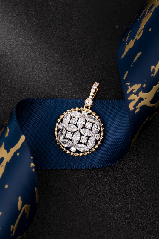 Lab Grown Diamond Pendant-ZBP0051
