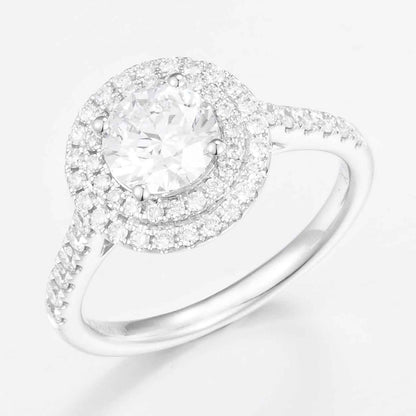 Lab Grown Diamond Ring-ZBR0002-1.00CT