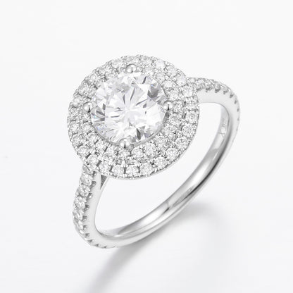 Lab Grown Diamond Ring-ZBR0002-1.50CT