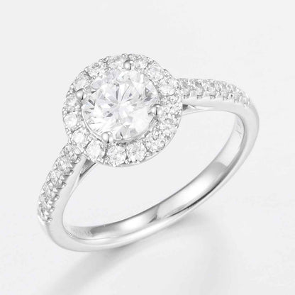 Lab Grown Diamond Ring-ZBR0003-1.00CT