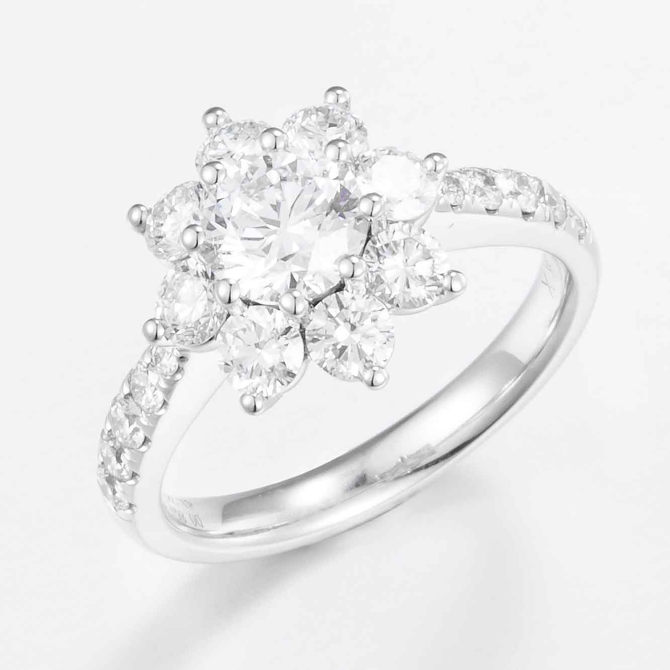 Lab Grown Diamond Ring-ZBR0011-1.00CT