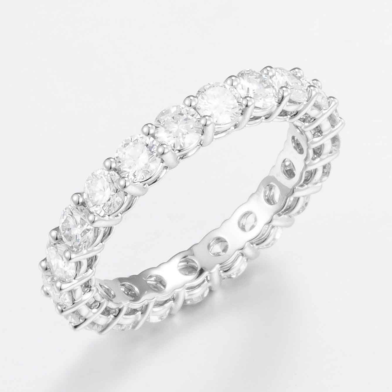 Lab Grown Diamond Ring-ZBR0015-2.9MM