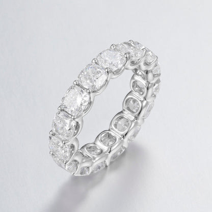 Lab Grown Diamond Ring-ZBR0148-CUSHION