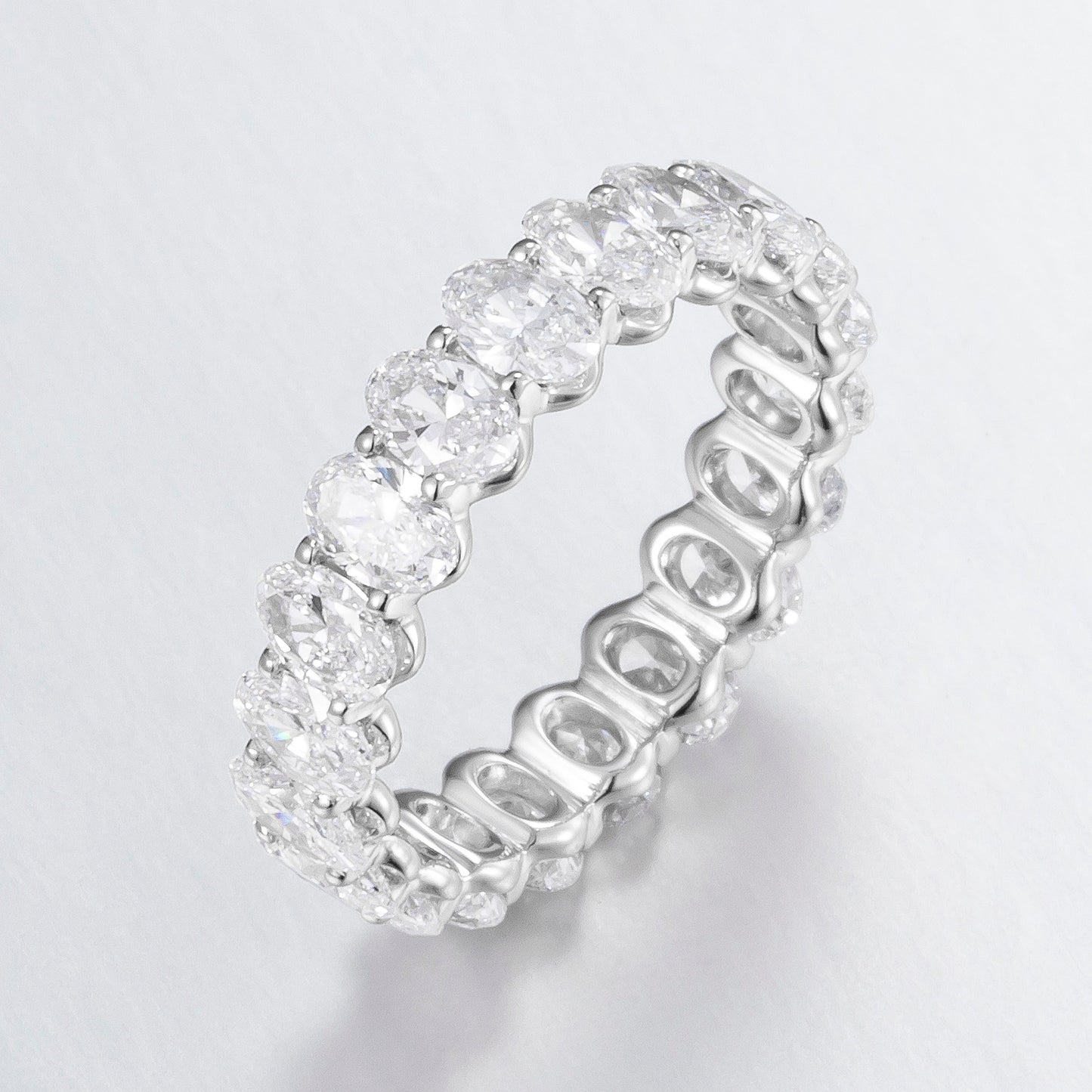 Lab Grown Diamond Ring-ZBR0148-OV3.4*4.6MM