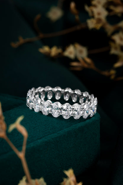 Lab Grown Diamond Ring-ZBR0148-OV3.2*4.3MM