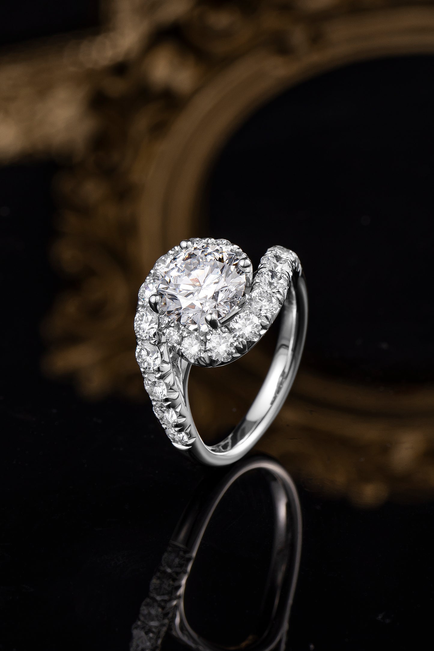 Lab Grown Diamond Ring-ZBR0157-2.00CT