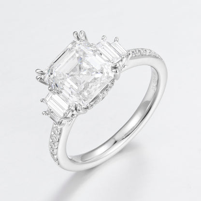 Lab Grown Diamond Ring-ZBR0191-3.00CT