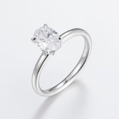 Lab Grown Diamond Ring-ZBR0193-1.00CT