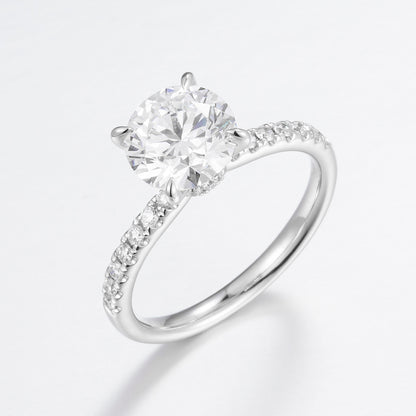 Lab Grown Diamond Ring-ZBR0194-2.00CT