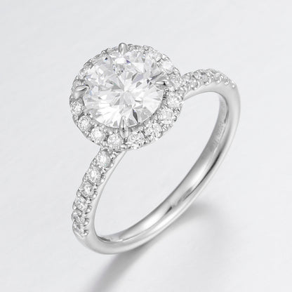 Lab Grown Diamond Ring-ZBR0198-2.00CT