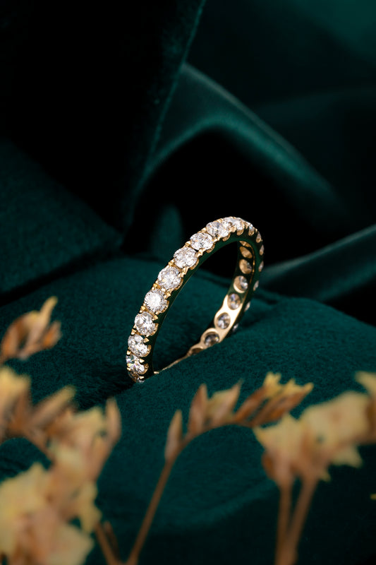 Lab Grown Diamond Ring-ZBR0273-2.5MM