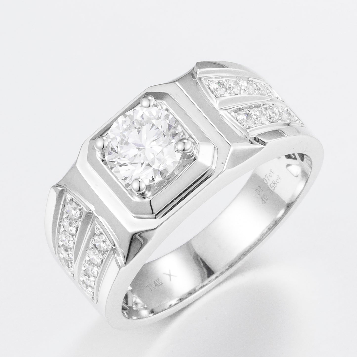 Lab Grown Diamond Ring-ZBRM0006