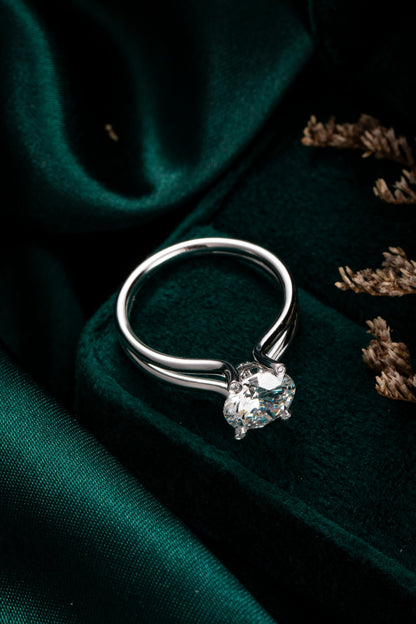 Lab Grown Diamond Ring-ZBR0158-2.00CT