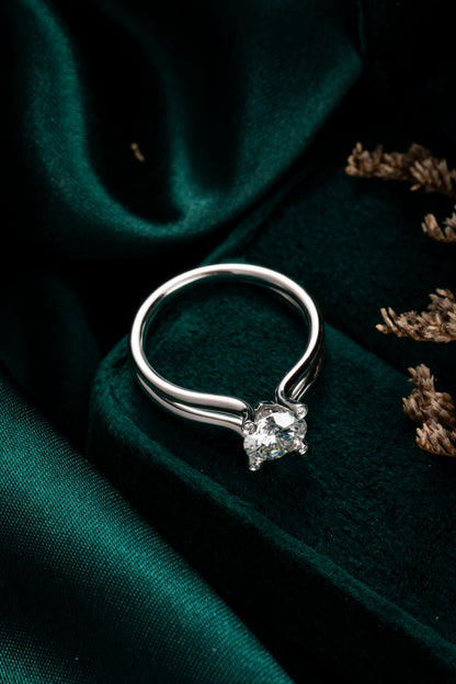 Lab Grown Diamond Ring-ZBR0158-1.00CT