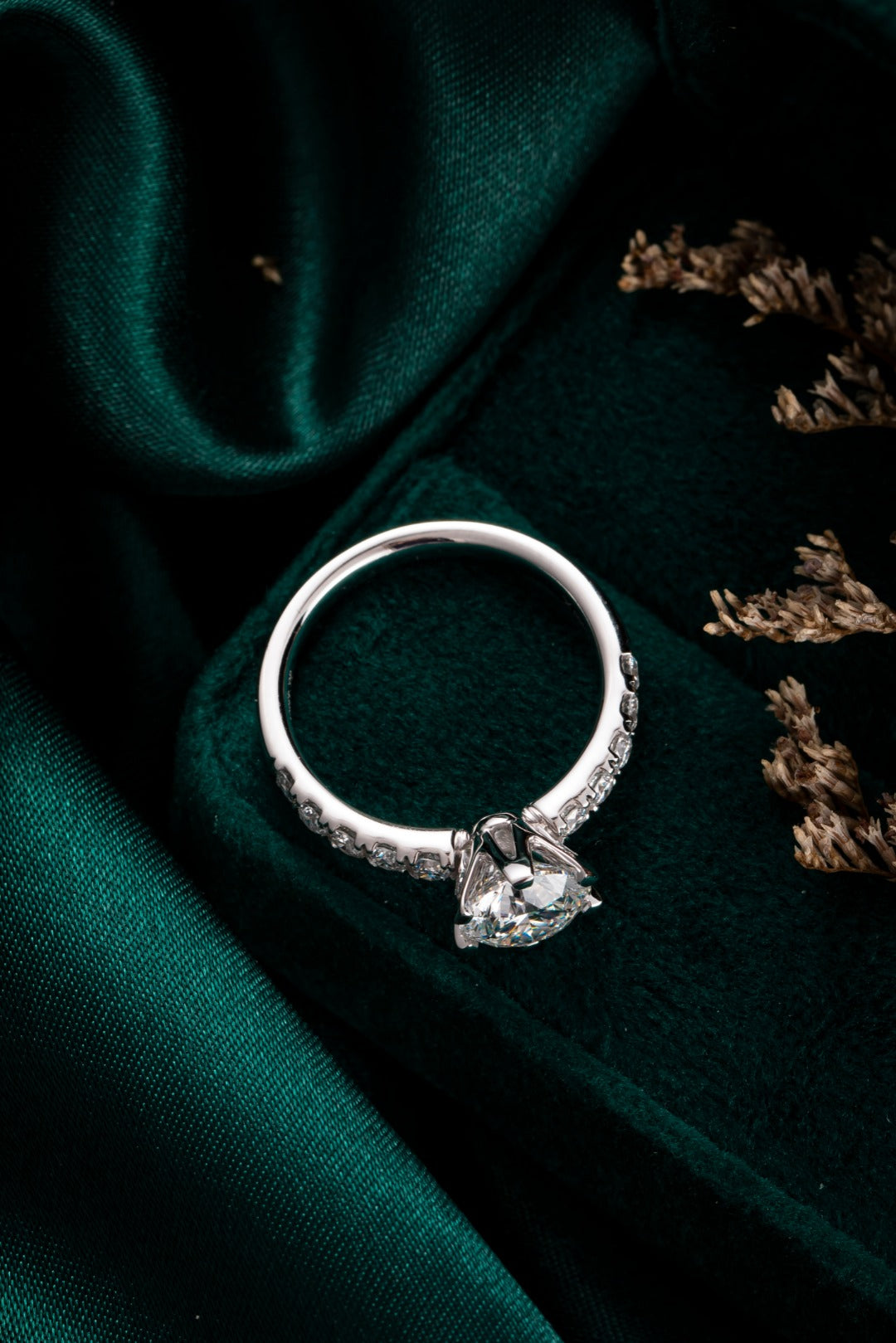 Lab Grown Diamond Ring-ZBR0156-1.50CT