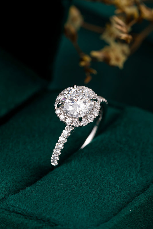 Lab Grown Diamond Ring-ZBR0198-2.00CT