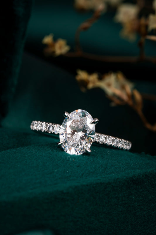 Lab Grown Diamond Ring-ZBR0195-2.00CT