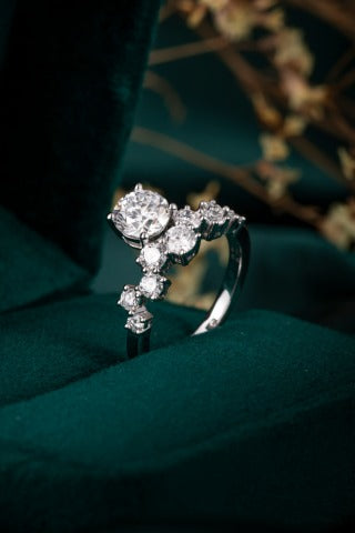 Lab Grown Diamond Ring-ZBR0238-1.00CT