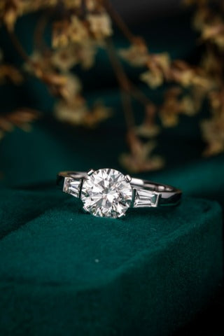 Lab Grown Diamond Ring-ZBR0155-2.00CT