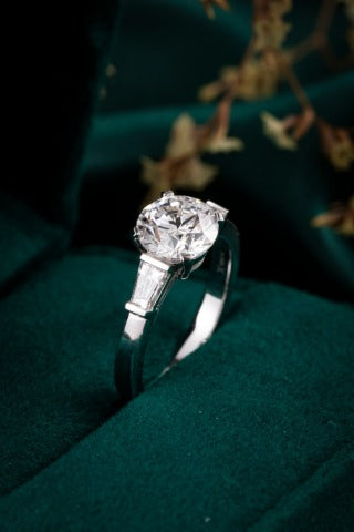 Lab Grown Diamond Ring-ZBR0155-2.00CT