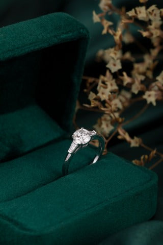 Lab Grown Diamond Ring-ZBR0155-1.00CT