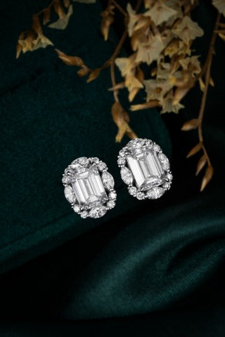 Lab Grown Diamond Earring-ZBE0114