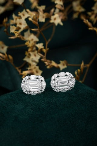 Lab Grown Diamond Earring-ZBE0114