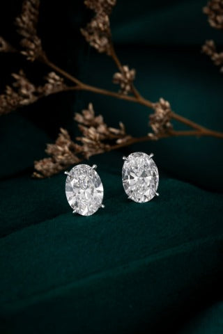 Lab Grown Diamond Earring-ZBE0099-1.00CT