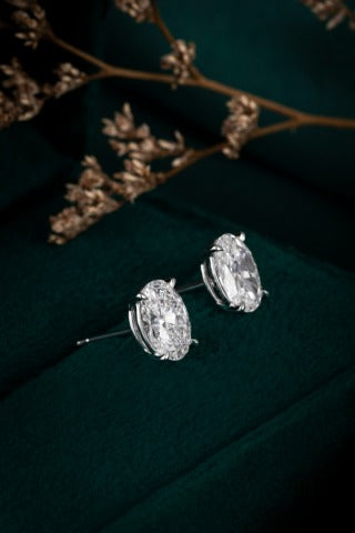 Lab Grown Diamond Earring-ZBE0099-1.00CT