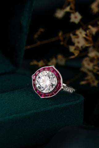 Lab Grown Diamond Ring-ZBR0224-2.81CT