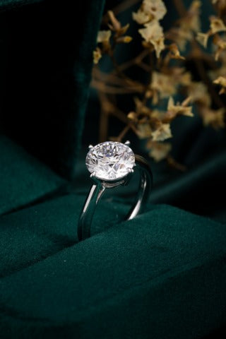 Lab Grown Diamond Ring-ZBR0228-3.00CT