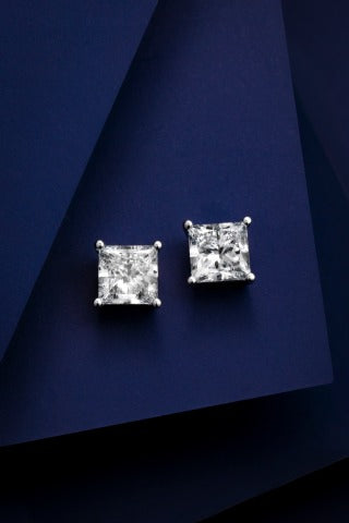 Lab Grown Diamond Earring-ZBE0108-1.00CT