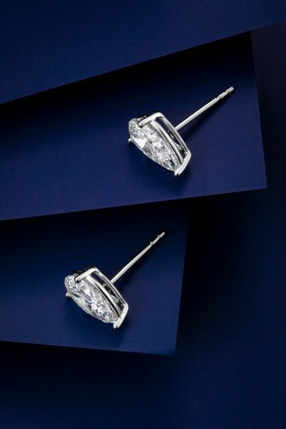 Lab Grown Diamond Earring-ZBE0126-1.00CT