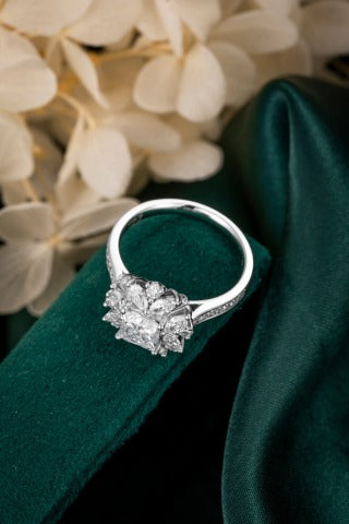 Lab Grown Diamond Ring-ZBR0223-1.00CT