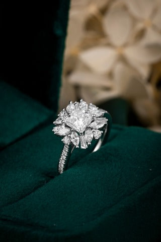 Lab Grown Diamond Ring-ZBR0223-1.00CT