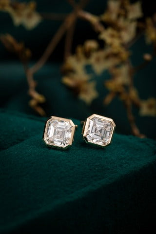 Lab Grown Diamond Earring-ZBE0070-0.70CT